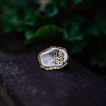 Load image into Gallery viewer, Succulent Sirens- Quartz Crystal Nest Ring, jewelry, Skye Bergen, Sacramento . Shop