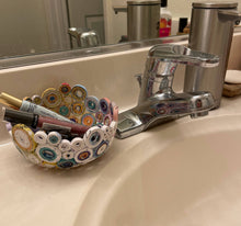 Load image into Gallery viewer, Paper Zen Designs - Mini Rolled Coiled Magazine Bowl, Home Decor, Paper Zen Designs, Sacramento . Shop