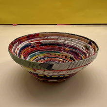 Load image into Gallery viewer, Paper Zen Designs - Rolled Upcycled Magazine Paper Container #38, Home Decor, Paper Zen Designs, Atrium 916 - Sacramento.Shop