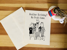 Load image into Gallery viewer, Karen Sue Studios - Happy Birthday Llama, Stationery, Karen Sue Studios, Sacramento . Shop