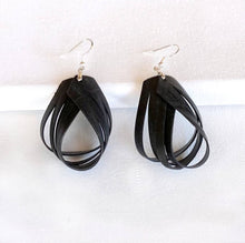 Load image into Gallery viewer, Joyce Pierce- 3D Pear Shape Inner Tube Earrings, Jewelry, Joyce Pierce, Atrium 916 - Sacramento.Shop