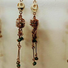 Load image into Gallery viewer, Stone Turner Creations- Large Skeleton Earrings, Jewelry, Stone Turner Creations, Atrium 916 - Sacramento.Shop
