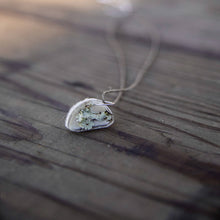 Load image into Gallery viewer, Succulent Sirens- Lichen Asymmetry Pendant Hemp Necklace, jewelry, Skye Bergen, Sacramento . Shop