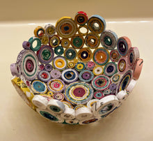 Load image into Gallery viewer, Paper Zen Designs - Mini Rolled Coiled Magazine Bowl, Home Decor, Paper Zen Designs, Sacramento . Shop