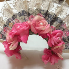 Load image into Gallery viewer, Maggie Devos-Pink Fan Flower Crown-One size, Fashion, Maggie Devos, Sacramento . Shop