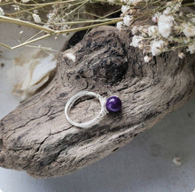 Load image into Gallery viewer, Island Girl Art - Wire Wrapped Ring - Silver Amethyst2, Jewelry, Island Girl Art by Rhean, Atrium 916 - Sacramento.Shop