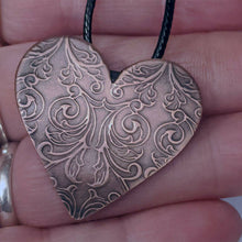 Load image into Gallery viewer, Arcane Moon - French Ornate Copper Pendant, Jewelry, Arcane Moon, Atrium 916 - Sacramento.Shop