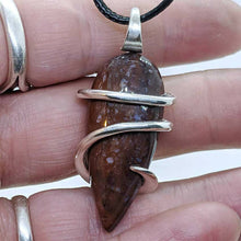 Load image into Gallery viewer, Arcane Moon - Sterling Silver Wrapped Aragonite Pendant, Jewelry, Arcane Moon, Atrium 916 - Sacramento.Shop