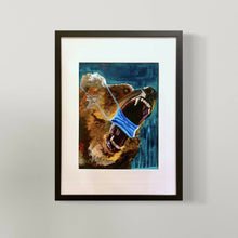 Load image into Gallery viewer, Osborn Arts - Masked Up Bear, Wall Art, Osborn Arts, Atrium 916 - Sacramento.Shop
