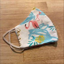 Load image into Gallery viewer, David's Tailoring Express - Flamingo mask, youth med/lrg, Masks, David’s Tailoring Express, Sacramento . Shop