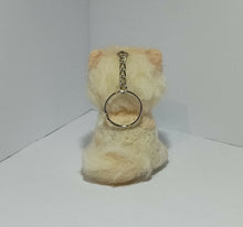Load image into Gallery viewer, nestneedlesandknots - felted tabby keychain - dark pink eyes, Crafts, Nestneedlesandknots, Atrium 916 - Sacramento.Shop
