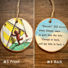 Load image into Gallery viewer, Enchanted Wood Goods - Storybook Ornaments - Curious George, Home Decor, Enchanted Wood Goods, Atrium 916 - Sacramento.Shop
