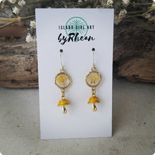 Load image into Gallery viewer, Island Girl Art - Pressed Flower Earrings -, Jewelry, Island Girl Art by Rhean, Atrium 916 - Sacramento.Shop
