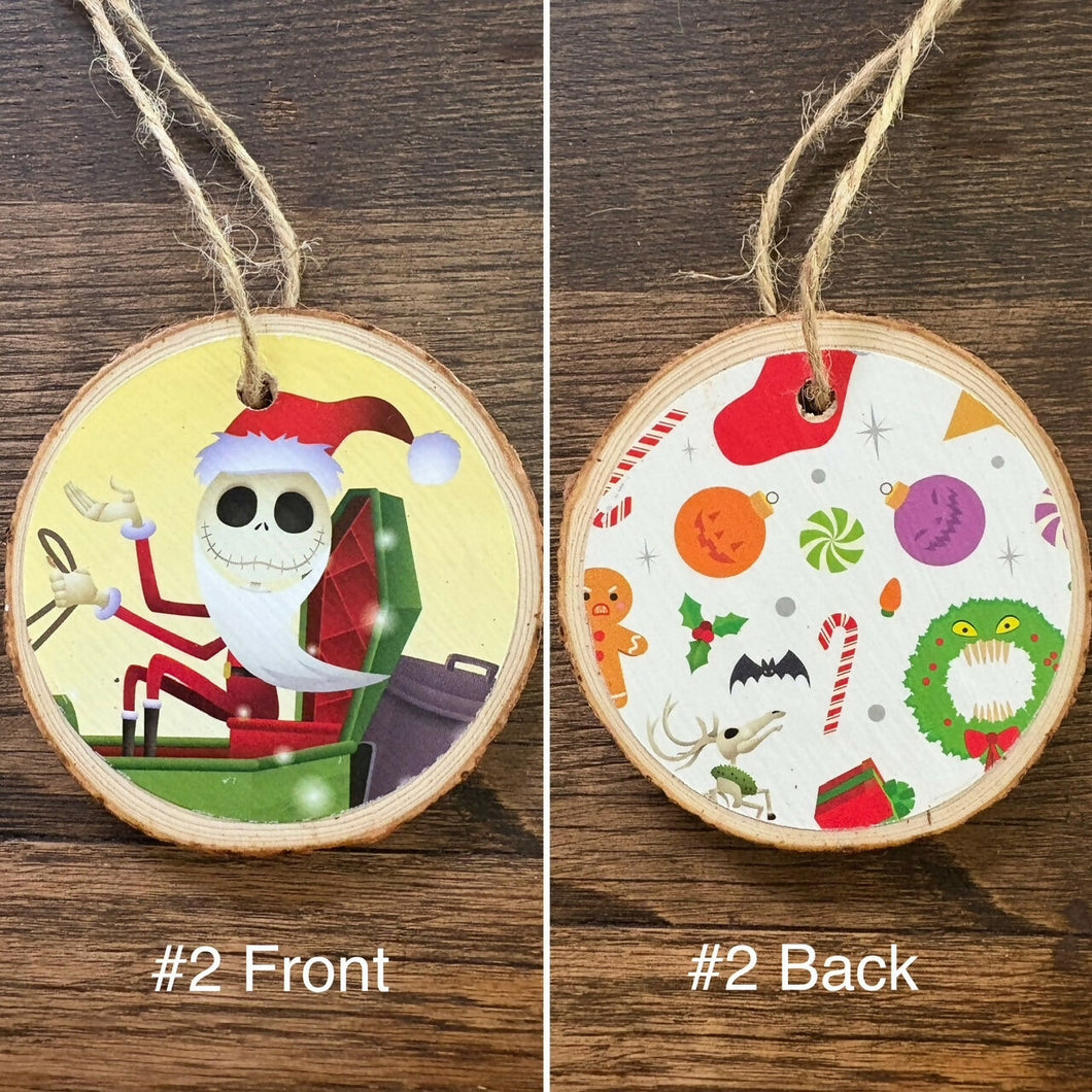 Enchanted Wood Goods - Storybook Ornaments - Nightmare Before Christmas