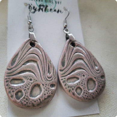 Copy of Island Girl Art - Natural Stone Earrings - Clay Pendant, Jewelry, Island Girl Art by Rhean, Atrium 916 - Sacramento.Shop