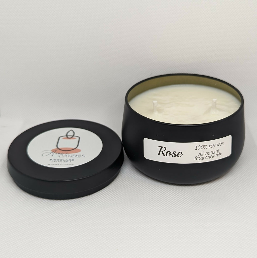 Anna's Candles - Rose White Wax Candle, Home Decor, Anna’s Candles, Atrium 916 - Sacramento.Shop