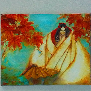 Yoshiko - Noh dancer, Wall Art, Yoshiko, Atrium 916 - Sacramento.Shop