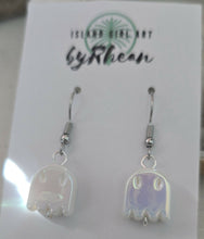 Load image into Gallery viewer, Island Girl Art - Upcycled Earrings - Halloween Earrings
