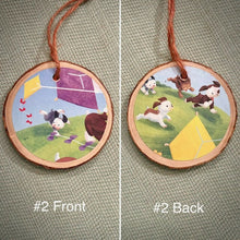 Load image into Gallery viewer, Enchanted Wood Goods - Storybook Ornaments - Pokey Little Puppy Springtime, Home Decor, Enchanted Wood Goods, Atrium 916 - Sacramento.Shop
