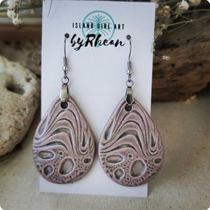 Copy of Island Girl Art - Natural Stone Earrings - Clay Pendant, Jewelry, Island Girl Art by Rhean, Atrium 916 - Sacramento.Shop