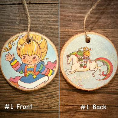 Enchanted Wood Goods - Storybook Ornaments - Rainbow Brite, Home Decor, Enchanted Wood Goods, Atrium 916 - Sacramento.Shop