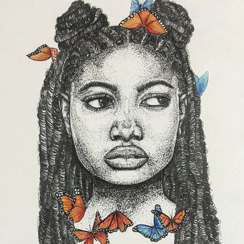 Veronica Kovats Sanchez Art - Psyche, Wall Art, Veronica Kovats Sanchez Art, Atrium 916 - Sacramento.Shop