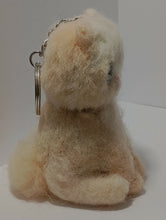 Load image into Gallery viewer, nestneedlesandknots - felted kitten keychain - light pink eyes, Crafts, Nestneedlesandknots, Atrium 916 - Sacramento.Shop
