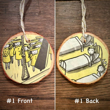 Load image into Gallery viewer, Enchanted Wood Goods - Storybook Ornaments - Madeleine, Home Decor, Enchanted Wood Goods, Atrium 916 - Sacramento.Shop
