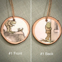 Load image into Gallery viewer, Enchanted Wood Goods - Storybook Ornaments - Frog &amp; Toad, Home Decor, Enchanted Wood Goods, Atrium 916 - Sacramento.Shop
