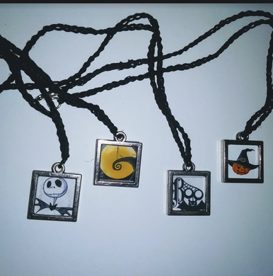 Creations by Jennie J Malloy - Halloween Frame Necklaces, Jewelry, Creations by Jennie J Malloy, Atrium 916 - Sacramento.Shop