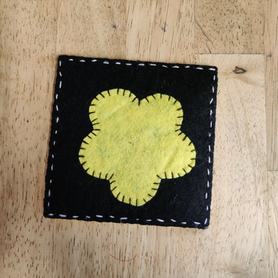 Chimi Punk Creations - Flower Felt Coasters, Kitchen & Dishware, Chimi Punk Creations, Atrium 916 - Sacramento.Shop