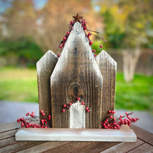Load image into Gallery viewer, Enchanted Wood Goods - Scrap Wood Winter Churches, Home Decor, Enchanted Wood Goods, Atrium 916 - Sacramento.Shop
