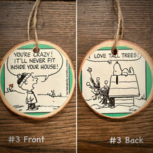 Load image into Gallery viewer, Enchanted Wood Goods - Storybook Ornaments - Peanuts, Home Decor, Enchanted Wood Goods, Atrium 916 - Sacramento.Shop
