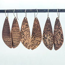 Load image into Gallery viewer, Arcane Moon - Copper Earrings [Large Wings]
