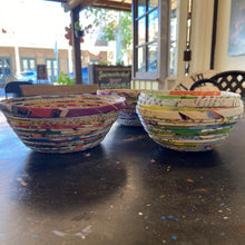 Load image into Gallery viewer, Paper Zen Designs - Upcycled Magazine Paper Container, , Atrium 916 - Sacramento.Shop, Atrium 916 - Sacramento.Shop
