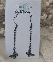 Load image into Gallery viewer, Island Girl Art - Upcycled Earrings - Halloween Earrings
