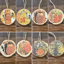 Load image into Gallery viewer, Enchanted Wood Goods - Storybook Ornaments - Goodnight Owl
