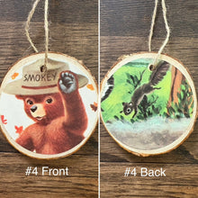 Load image into Gallery viewer, Enchanted Wood Goods - Storybook Ornaments - Smokey the Bear
