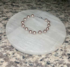 Kiss My Craft - Pink Pearl Bracelet, Jewelry, Kiss My Craft, Atrium 916 - Sacramento.Shop