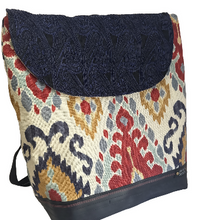 Load image into Gallery viewer, Lorna M Designs - Large Upcycled Backpack
