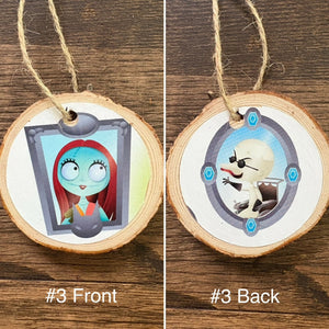 Enchanted Wood Goods - Storybook Ornaments - Nightmare Before Christmas