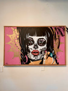 Raul Mejia - Painfully Beautiful, Wall Art, Rebel Tiger, Atrium 916 - Sacramento.Shop