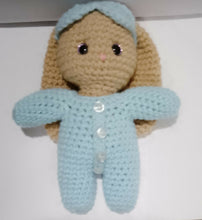 Load image into Gallery viewer, nestneedlesandknots - Crochet Bunny - Sleepy
