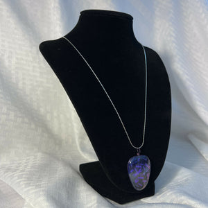 Shop for Hope - "Suede Blue" Necklace