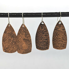 Load image into Gallery viewer, Arcane Moon - Copper Earrings [Inverted Shields - Large], Jewelry, Arcane Moon, Atrium 916 - Sacramento.Shop
