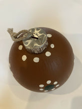 Load image into Gallery viewer, Maggie Devos - Mexican Barro art Christmas ornament - brown - Large
