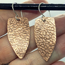 Load image into Gallery viewer, Arcane Moon - Copper Earrings [Large Shields]
