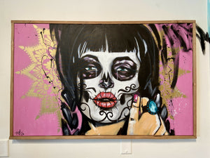 Raul Mejia - Painfully Beautiful, Wall Art, Rebel Tiger, Atrium 916 - Sacramento.Shop