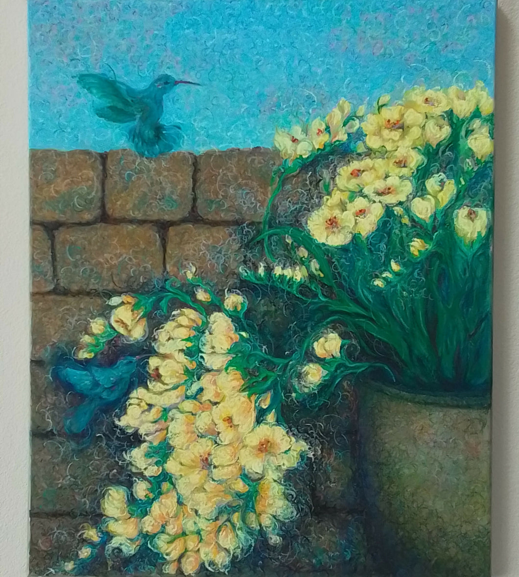Yoshiko - Hummingbirds, Wall Art, Yoshiko, Atrium 916 - Sacramento.Shop