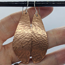 Load image into Gallery viewer, Arcane Moon - Copper Earrings [Large Wings]

